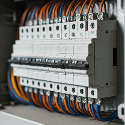 Professional electrical work visual